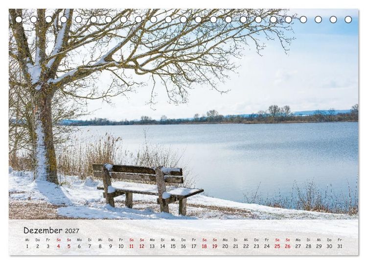 Produktbild: Naturparadies Altm&uuml;hlsee (Tischkalender 2027 DIN A5 quer), CALVENDO Monatskalender