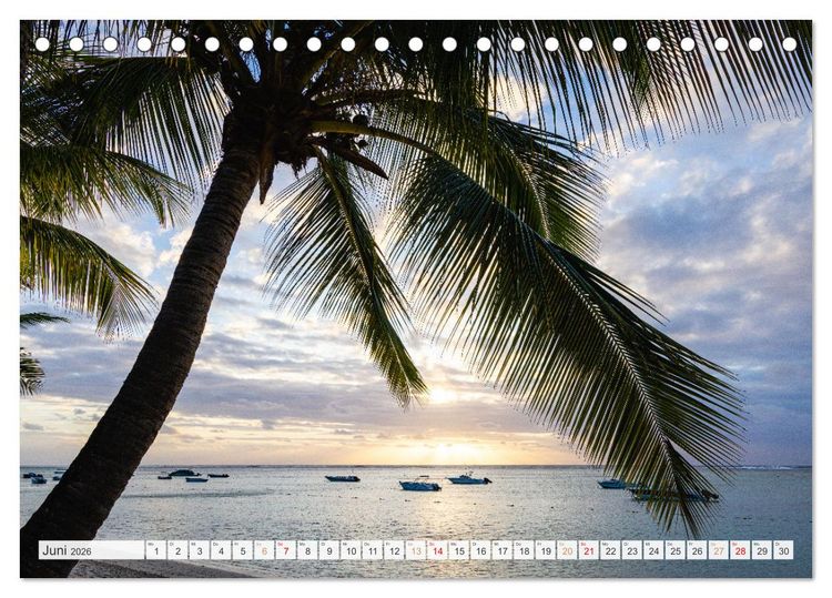 Produktbild: Trauminseln der Welt - Mauritius (Tischkalender 2026 DIN A5 quer), CALVENDO Monatskalender