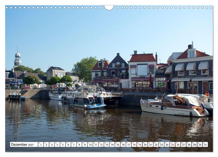 Produktbild: Hausbooturlaub Niederlande - Friesland und Groningen (Wandkalender 2027 DIN A3 quer), CALVENDO Monatskalender