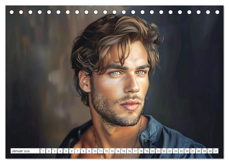 Produktbild: Sinnlicher Blick (Tischkalender 2026 DIN A5 quer), CALVENDO Monatskalender