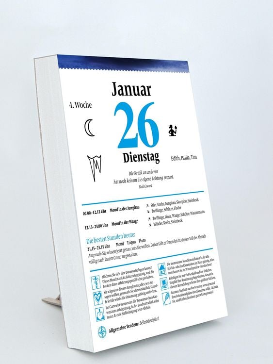 Produktbild: Mondkalender f&uuml;r jeden Tag 2027