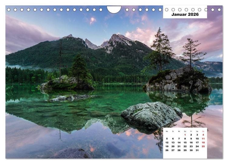 Produktbild: Faszination Ostalpen - von Berchtesgaden bis Slowenien (Wandkalender 2026 DIN A4 quer), CALVENDO Monatskalender