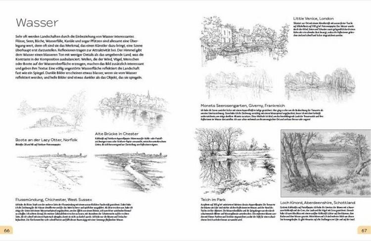 Produktbild: Landschaften Step by Step zeichnen lernen