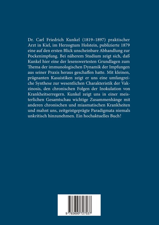 Produktbild: Die Impfvergiftung - Ihr Wesen und ihre Heilung
