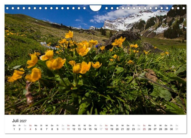 Produktbild: Berner Oberland (Wandkalender 2027 DIN A4 quer), CALVENDO Monatskalender