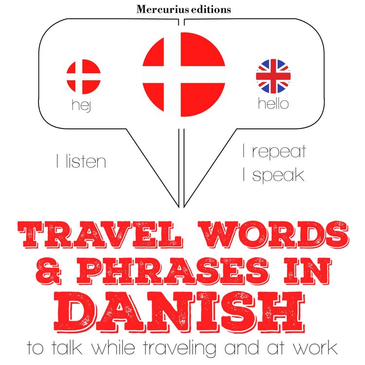 Produktbild: Travel words and phrases in Danish