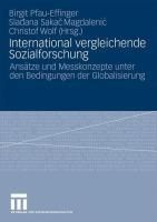 Produktbild: International vergleichende Sozialforschung