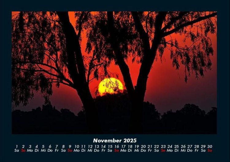 Produktbild: Sonnenuntergang 2025 Fotokalender DIN A4