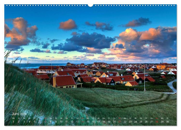 Produktbild: D&auml;nemarks Norden (hochwertiger Premium Wandkalender 2026 DIN A2 quer), Kunstdruck in Hochglanz