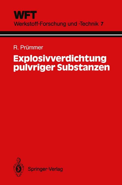Produktbild: Explosivverdichtung pulvriger Substanzen