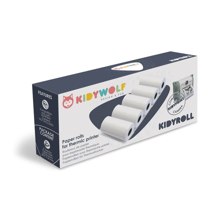 Produktbild: KIDYWOLF - Normalpapier zu Sofortbildkamera 5 Rollen
