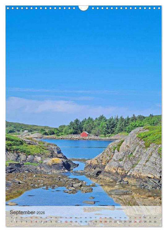 Produktbild: Unterwegs in Norwegen - Mit dem Wohnmobil an sch&ouml;nen Orten verweilen (Wandkalender 2026 DIN A3 hoch), CALVENDO Monatskalender