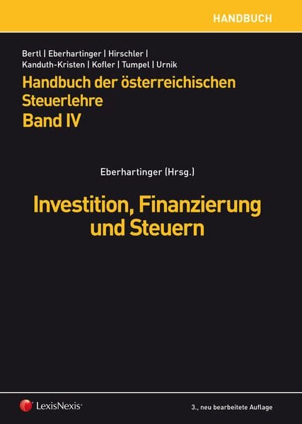 Bild vom Artikel Handbuch der österreichischen Steuerlehre, Band IV vom Autor Eva Eberhartinger