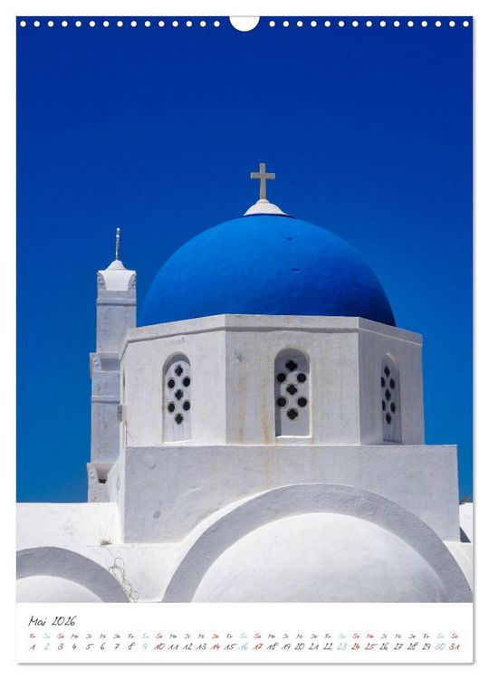Produktbild: Santorini im Focus (Wandkalender 2026 DIN A3 hoch), CALVENDO Monatskalender