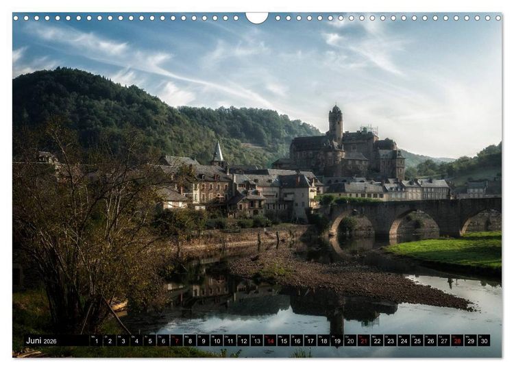 Produktbild: Unterwegs im D&eacute;partement Aveyron (Wandkalender 2026 DIN A3 quer), CALVENDO Monatskalender