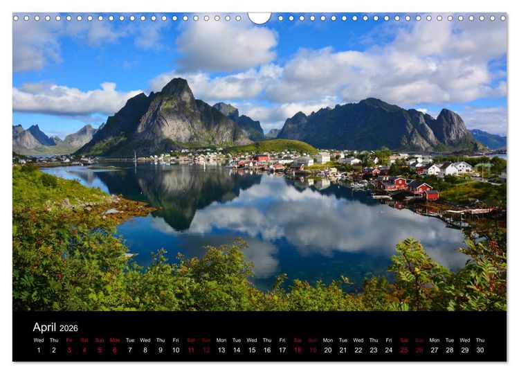 Produktbild: The magical Lofoten Islands (Wall Calendar 2026 DIN A3 landscape), CALVENDO 12 Month Wall Calendar