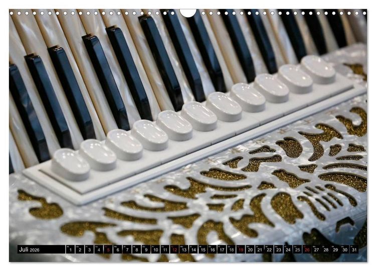 Produktbild: Die Welt der Musikinstrumente (Wandkalender 2026 DIN A3 quer), CALVENDO Monatskalender
