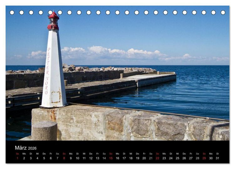 Produktbild: D&auml;nemarks Bornholm 2026 (Tischkalender 2026 DIN A5 quer), CALVENDO Monatskalender