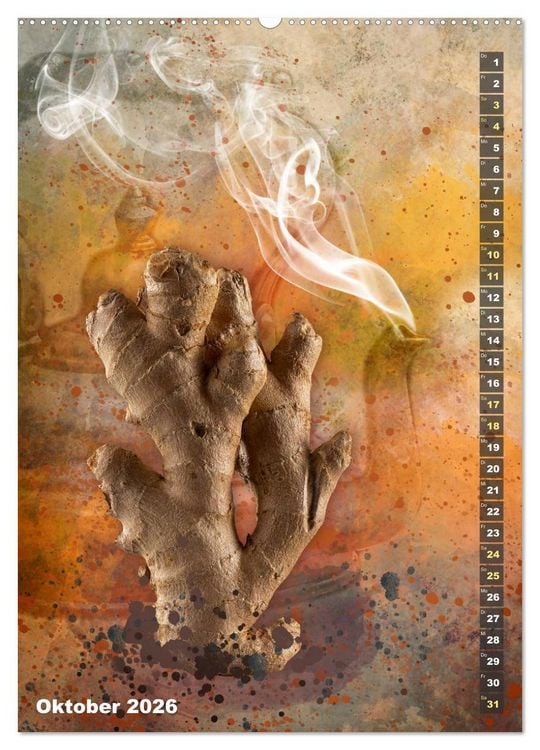 Produktbild: kochKUNST Verliebt in Omas K&uuml;che (hochwertiger Premium Wandkalender 2026 DIN A2 hoch), Kunstdruck in Hochglanz