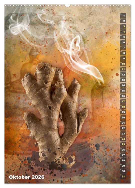 Produktbild: kochKUNST Verliebt in Omas K&uuml;che (Wandkalender 2026 DIN A2 hoch), CALVENDO Monatskalender