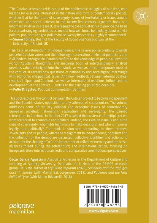 Produktbild: Catalan Independence and the Crisis of Sovereignty