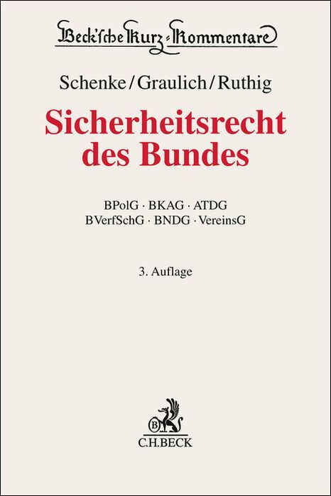 Produktbild: Sicherheitsrecht des Bundes
