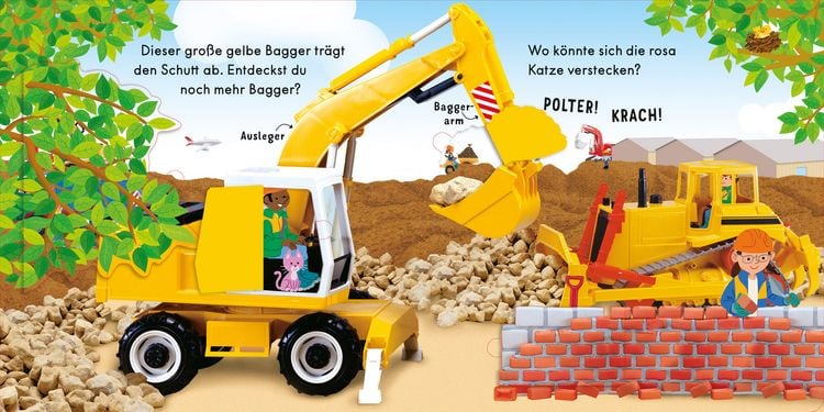 Produktbild: Mein erstes Fahrzeuge-Klappenbuch: Bagger