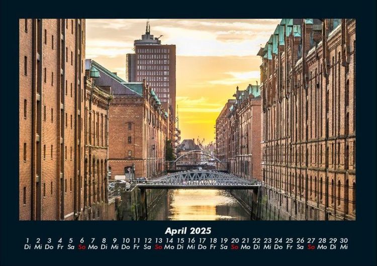 Produktbild: Hamburg 2025 Fotokalender DIN A4