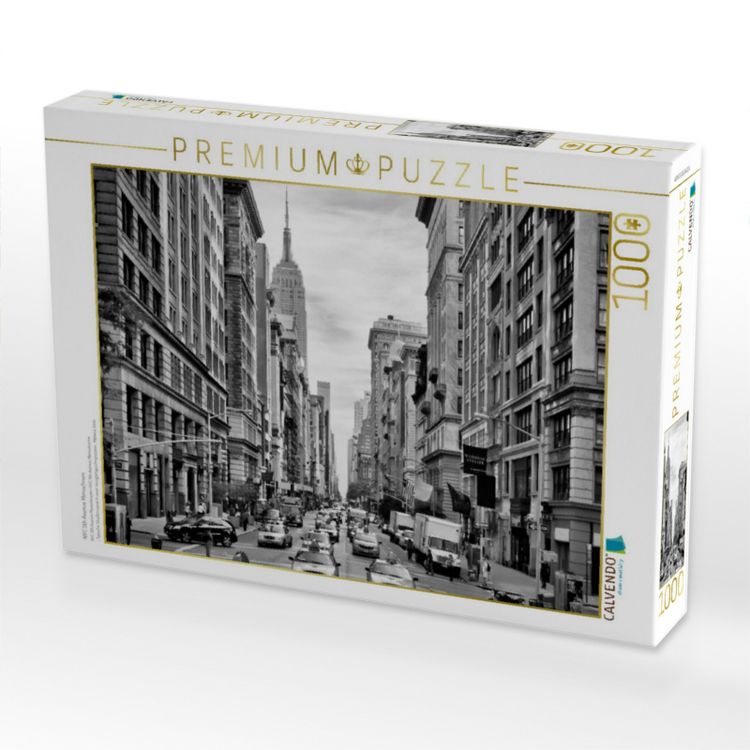 Produktbild: CALVENDO Puzzle NYC 5th Avenue Monochrom | 1000 Teile Lege-Gr&ouml;&szlig;e 64x48cm Foto-Puzzle f&uuml;r gl&uuml;ckliche Stunden