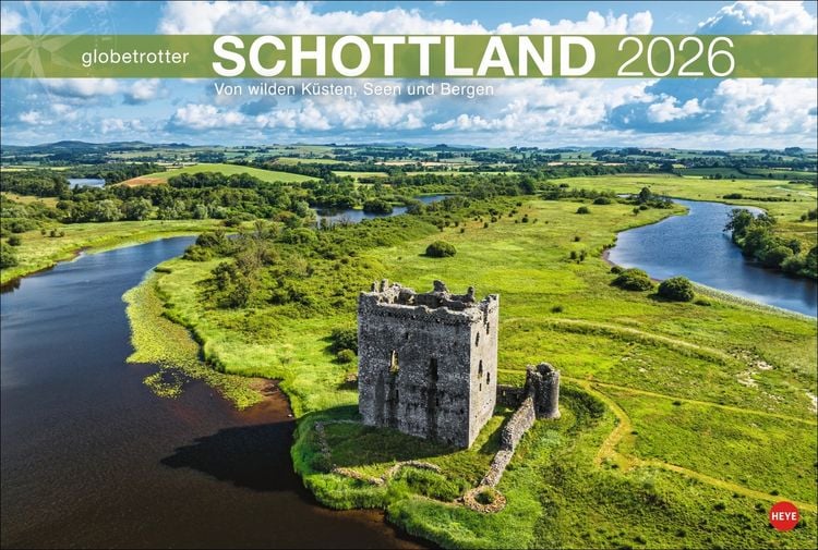 Produktbild: Schottland Globetrotter Kalender 2026 - Von wilden Küsten, Seen und Bergen