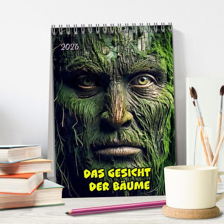 Produktbild: Das Gesicht der B&auml;ume (Tischkalender 2026 DIN A5 hoch), CALVENDO Monatskalender