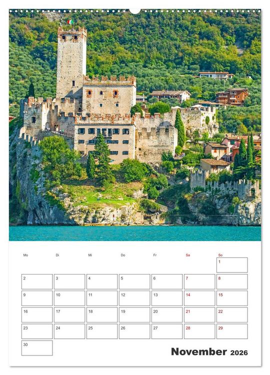 Produktbild: Malcesine am Gardasee - Impressionen (Wandkalender 2026 DIN A2 hoch), CALVENDO Monatskalender