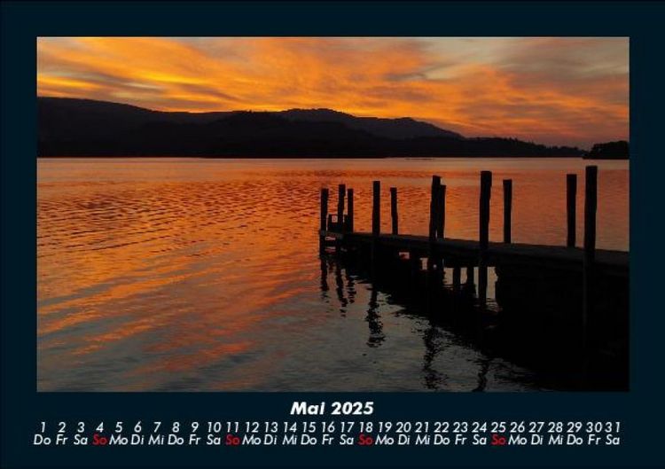 Produktbild: Die Seen der Erde 2025 Fotokalender DIN A5