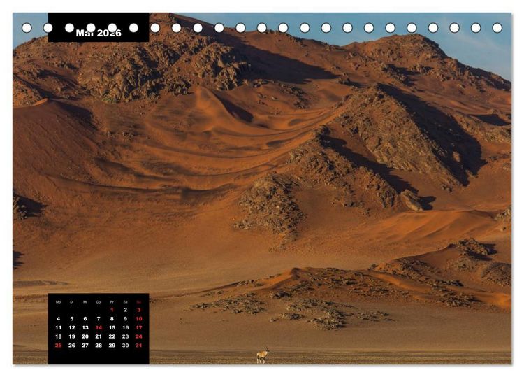Produktbild: Blickpunkte des S&uuml;dlichen Afrika (Tischkalender 2026 DIN A5 quer), CALVENDO Monatskalender
