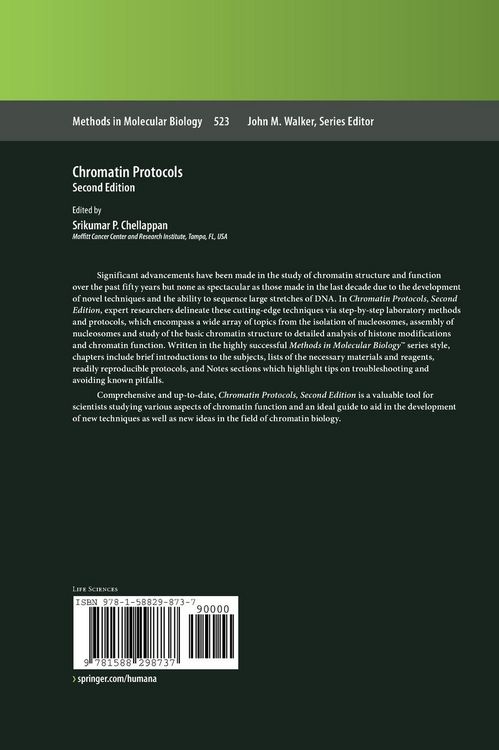 Produktbild: Chromatin Protocols