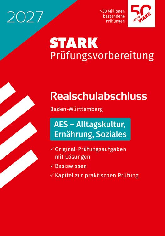 Produktbild: STARK AES - Realschulabschluss 2027 BW - Pr&uuml;fungsvorbereitung