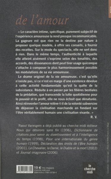 Produktbild: De l'amour
