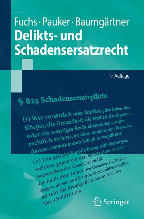 Produktbild: Delikts- und Schadensersatzrecht