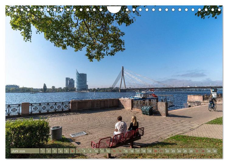Produktbild: Via Baltica - eine Reise durch Estland, Lettland und Litauen (Wandkalender 2026 DIN A4 quer), CALVENDO Monatskalender