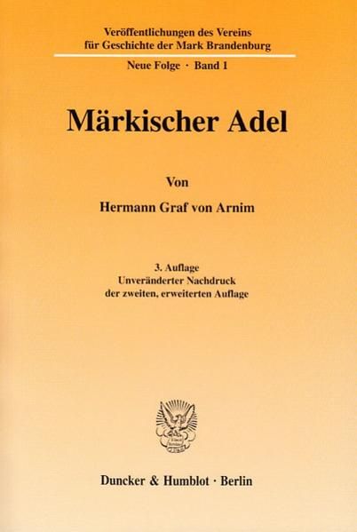 Produktbild: M&auml;rkischer Adel.