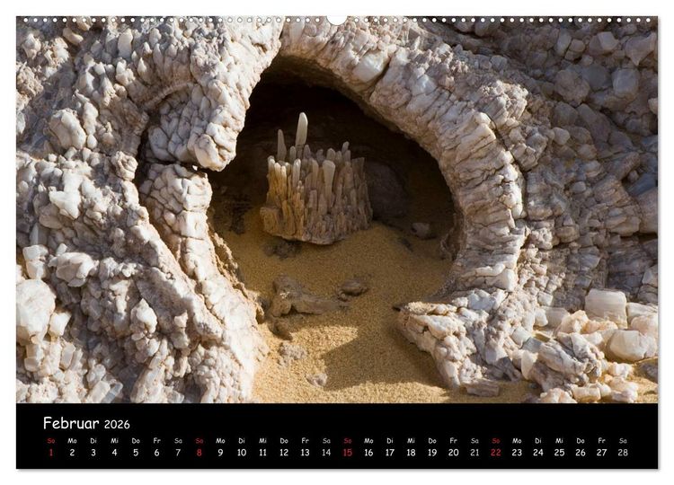 Produktbild: Weisse W&uuml;ste &Auml;gypten (Wandkalender 2026 DIN A2 quer), CALVENDO Monatskalender