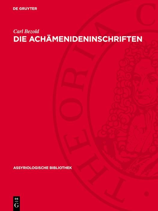 Produktbild: Die Ach&auml;menideninschriften
