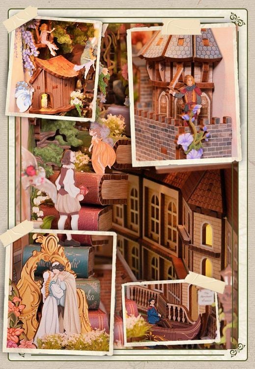 Produktbild: Book Nook DIY B&uuml;cherecke Shakespears Verse