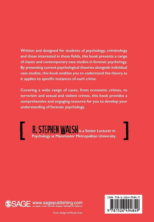 Produktbild: Key Cases in Forensic and Criminological Psychology