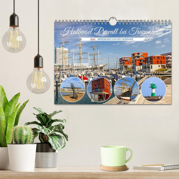 Produktbild: Halbinsel Priwall bei Travem&uuml;nde &ndash; Impressionen von der Ostseek&uuml;ste (Wandkalender 2026 DIN A4 quer), CALVENDO Monatskalender