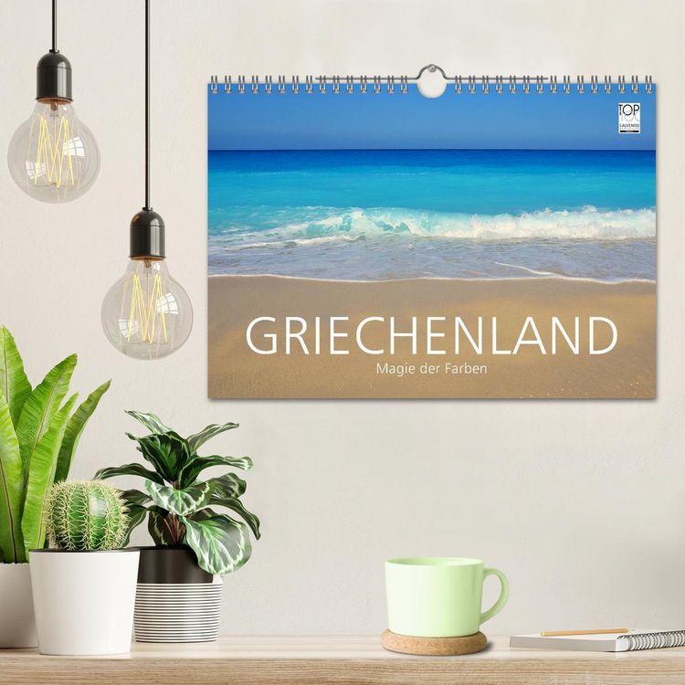 Produktbild: Griechenland &ndash;&nbsp;Magie der Farben (Wandkalender 2026 DIN A4 quer), CALVENDO Monatskalender