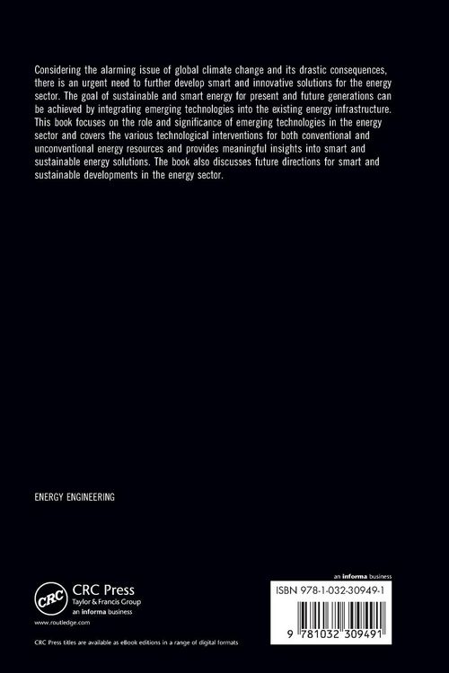 Produktbild: Emerging Technologies for Sustainable and Smart Energy