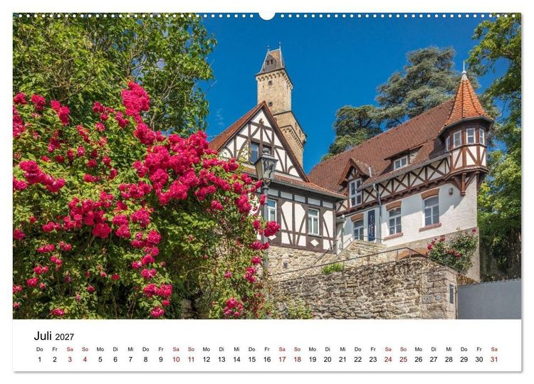 Produktbild: Taunus - Traumhafte W&auml;lder und romantische Orte (Wandkalender 2027 DIN A2 quer), CALVENDO Monatskalender