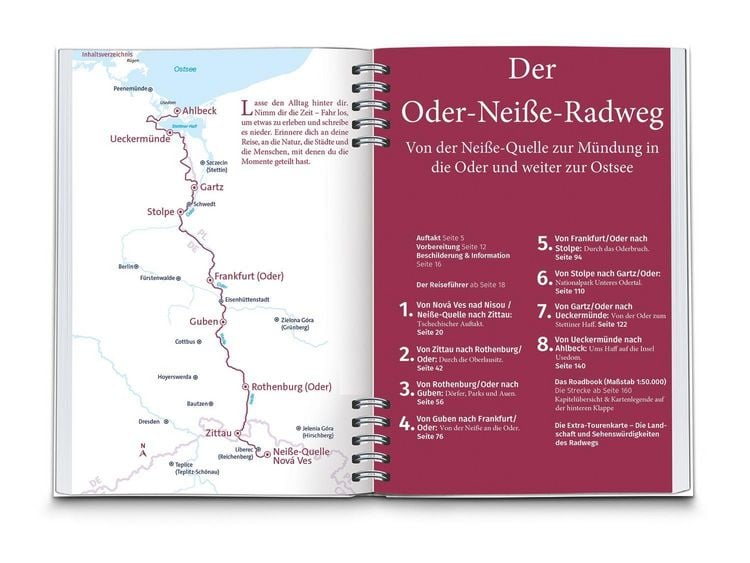 Produktbild: KOMPASS Radreisef&uuml;hrer Oder-Nei&szlig;e Radweg