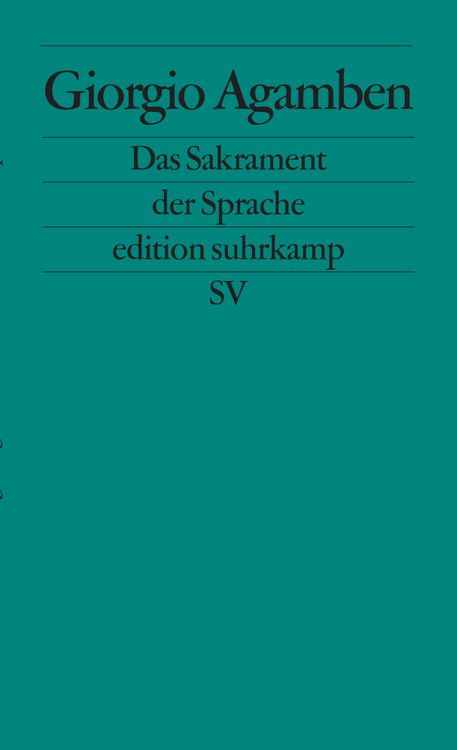 Produktbild: Das Sakrament der Sprache